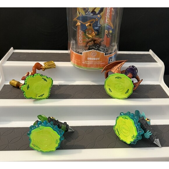 Skylanders Spyro's Adventure Figures Lot of 5 Drobot, Trigger Happy, Gill Grunt - Picture 2 of 8
